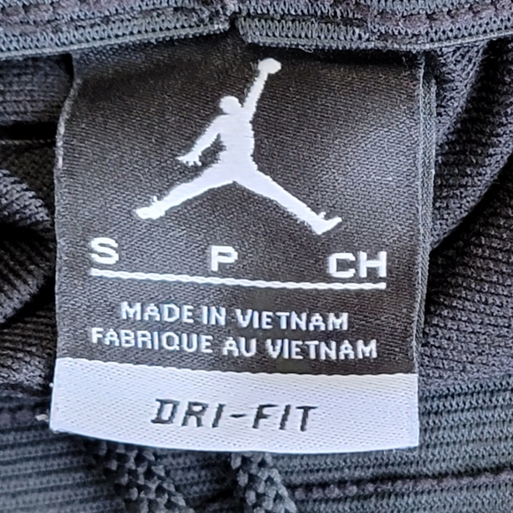 Nike Air Jordan Basketball Track Athletic Joggers Pants Men Small Black Dri-Fit - Picture 4 of 5